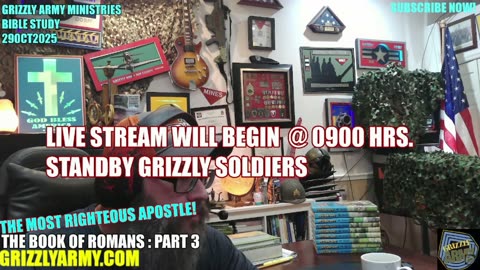 MOST RIGHTEOUS BIBLE STUDY! EVERY MON- FRI @ 0900 HRS!!!