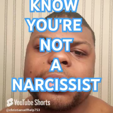 how to know you're not a narcissist
