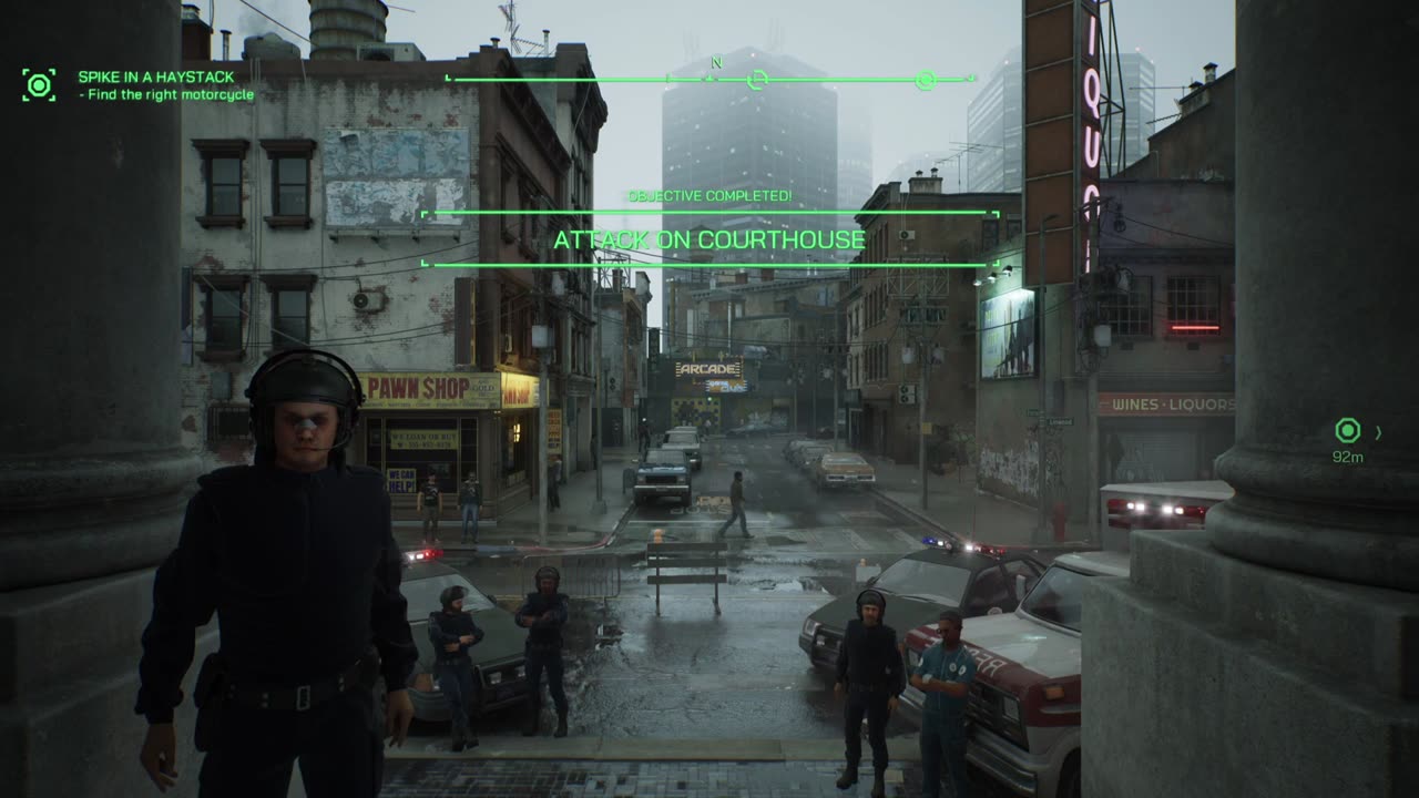 Robocop Rogue City Attack on Courthouse