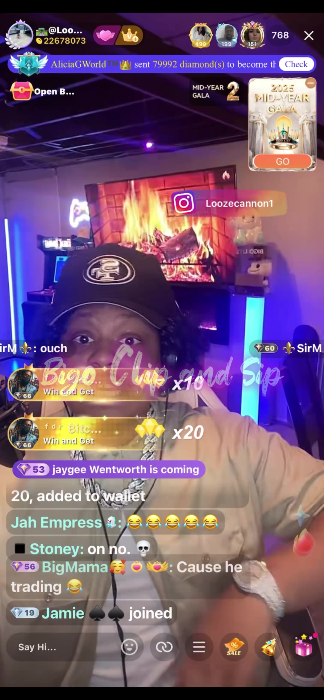 NWA Looze rappin about Papis tranny accusations-Lines Kris Michaels 7/2/25 #bigoclipandsip