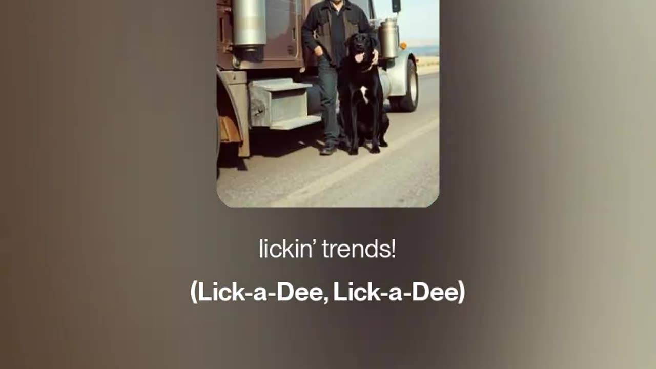 Lexie the Lick-a-Dee Queen.