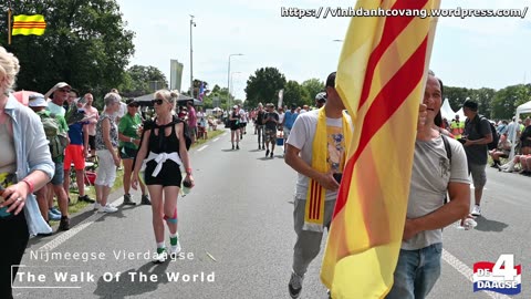 Nijmeegse Vierdaagse 2025 Vinh Danh Cờ Việt Nam