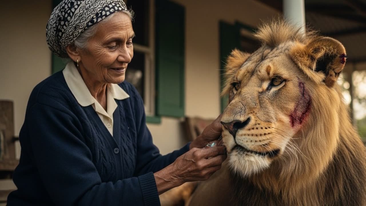 Retired Ranger Rescues Dying Lion