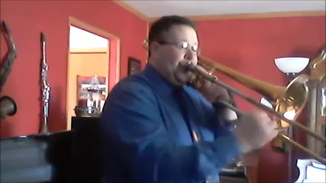 Trombone Method Rubank Lesson 14 B Supplementary Songs with Accidentals and Review of Rhythms