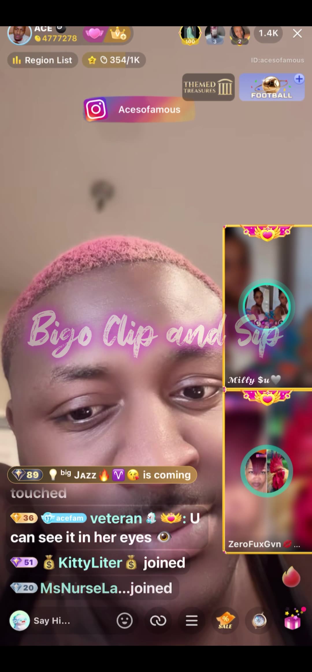 Ace goes live after getting into with Holly on his moms live 8/12/25 #bigoclipandsip