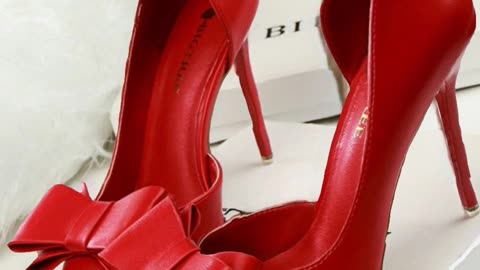 Step Into Elegance – Wedding Bow Heels on Sale Now! 👠✨