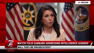 Tulsi Gabbard Addressing Intelligence Leakers