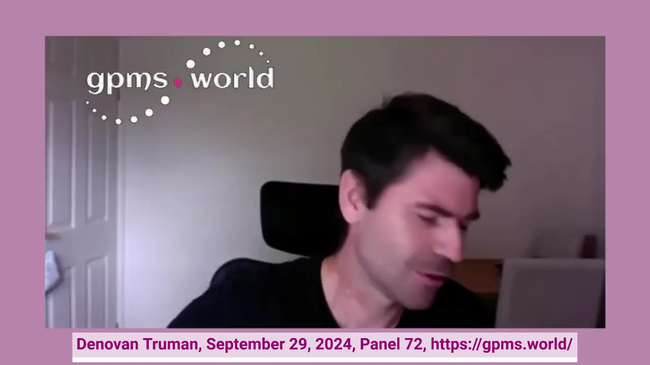 Denovan Truman, September 29, 2024, GPMS.WORLD Panel 72