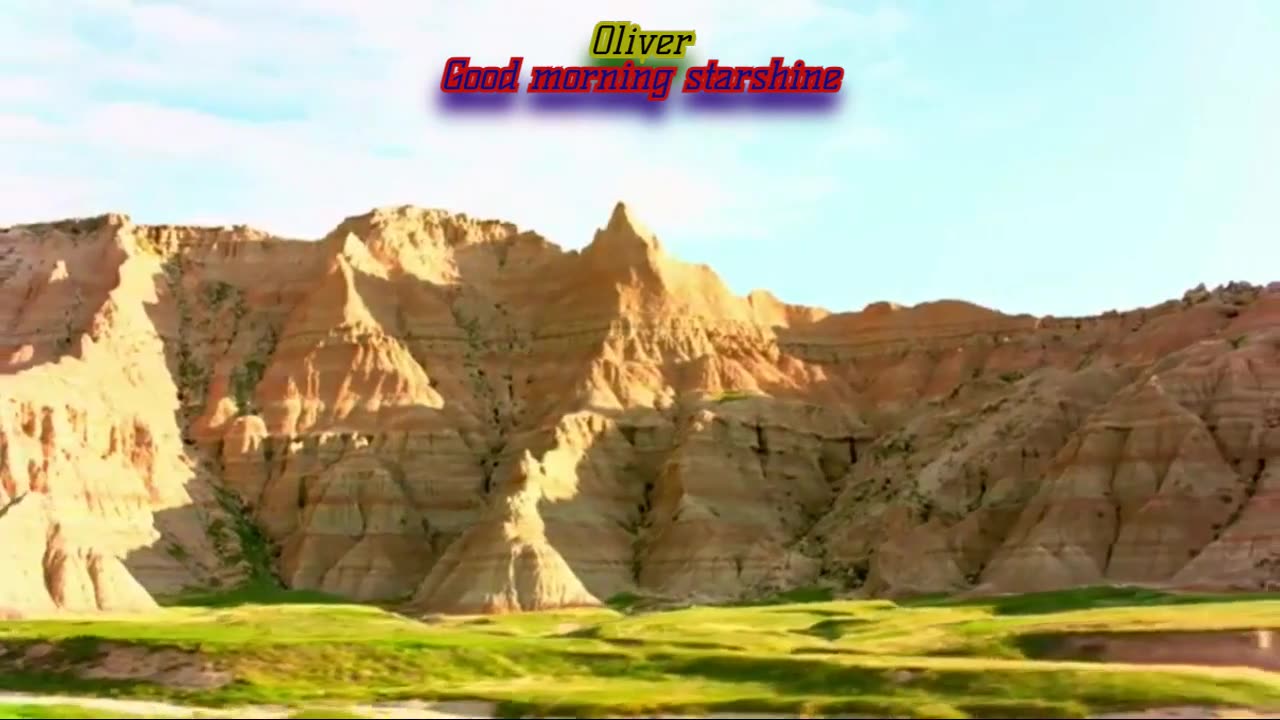 Oliver - Good morning starshine