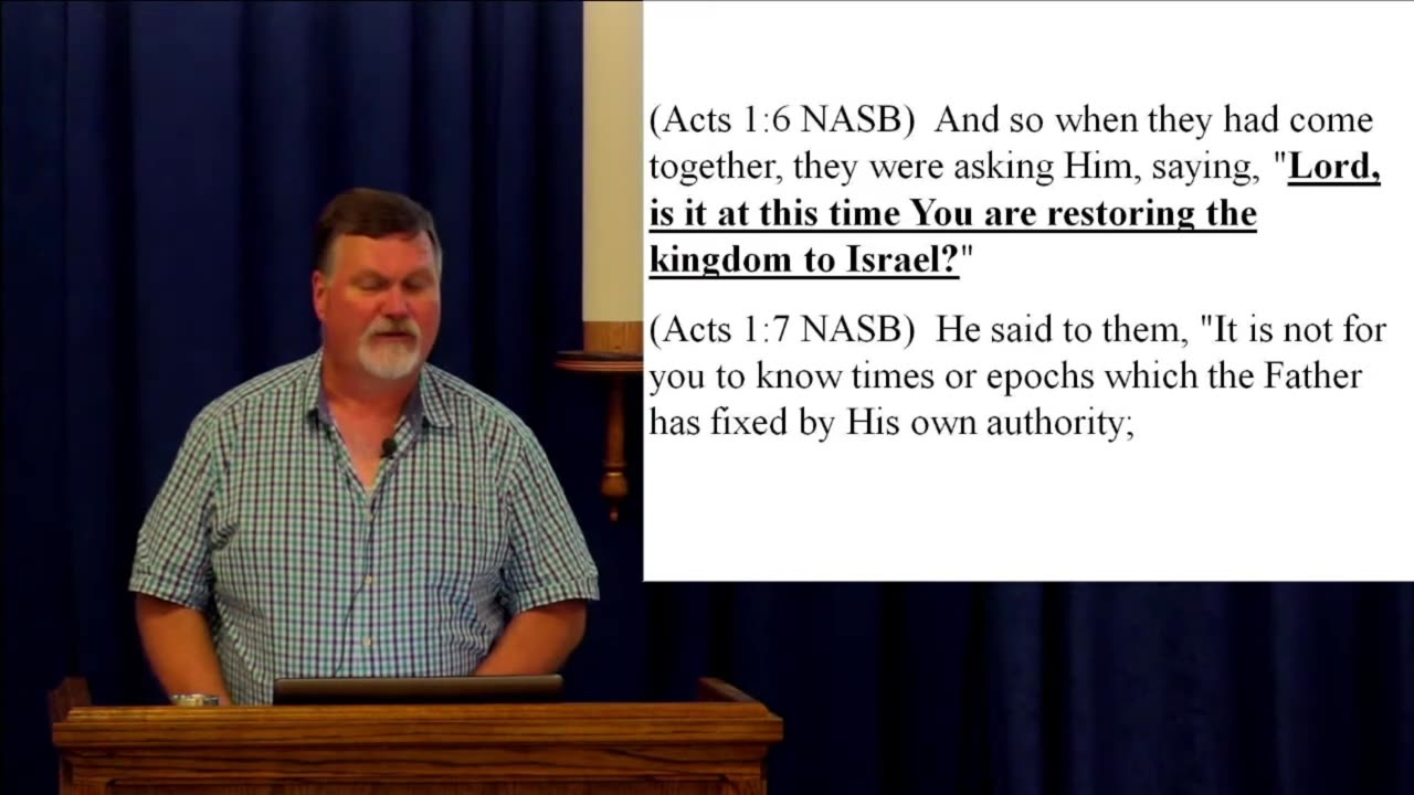 Acts Chapter 1 – The selection of the twelfth Apostle. 2022