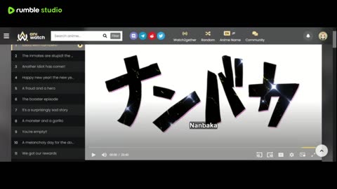 watching anime