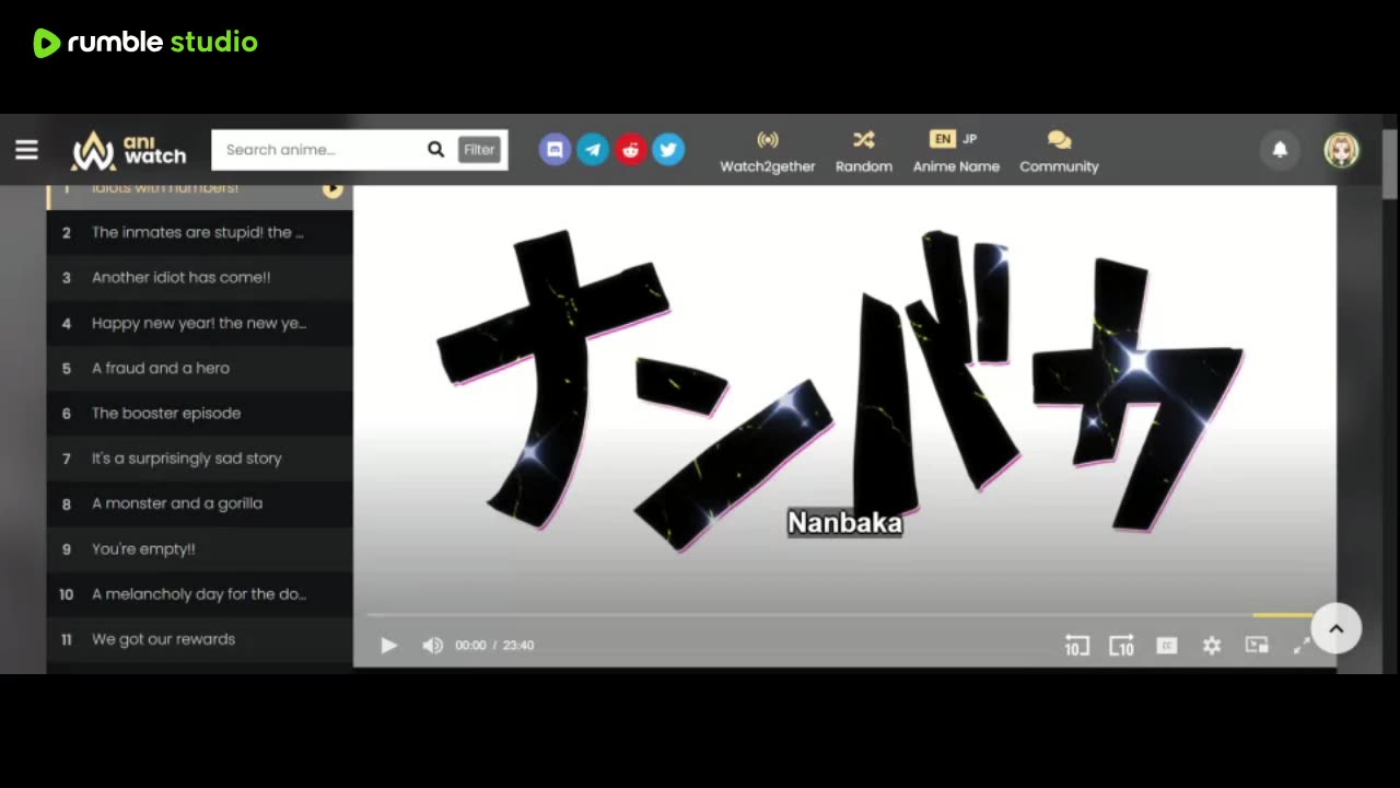 watching anime