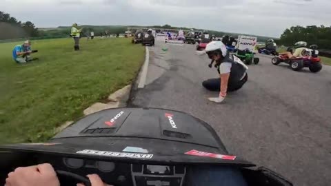 Downhill Power Wheels Race - No Kids Were Harmed, Just Some Adult Egos!!