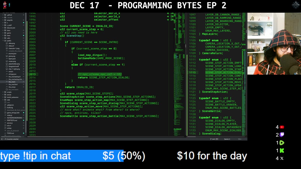 Programming Bytes EP 2 - Can I do scenes with caveman code?