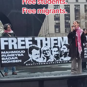 Free Mohsen Mahdawi. Free Palestine 🇵🇸.