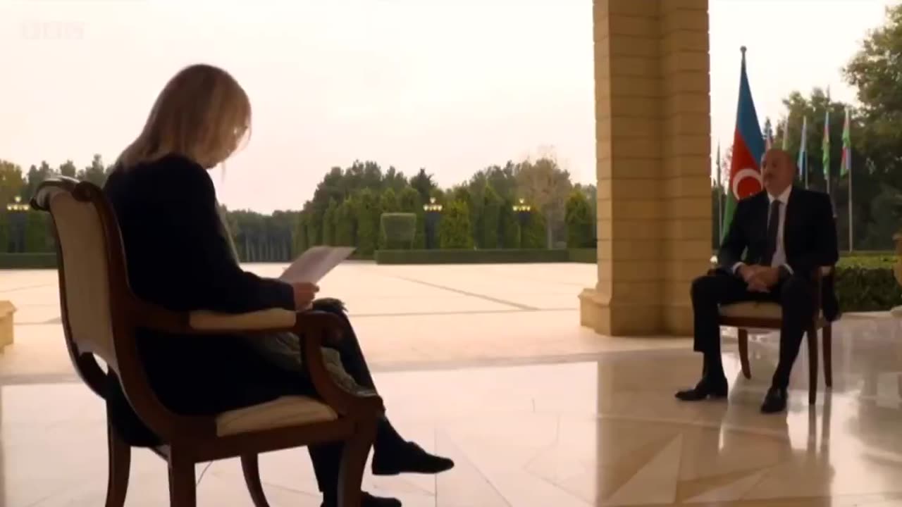 BBC presses Azerbaijan dictator Ilham Aliyev on war crimes against civil Armenian Artsakh population