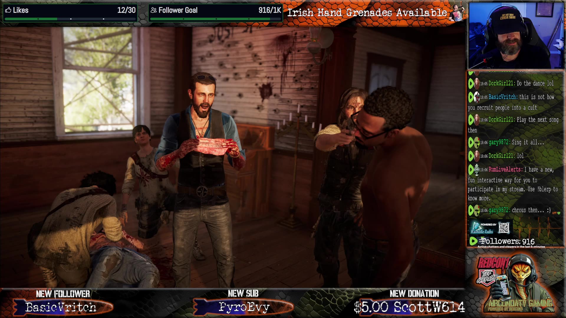 Ready or Not - Up for GetWetSports Wettest Military Stream. Vote for Me!