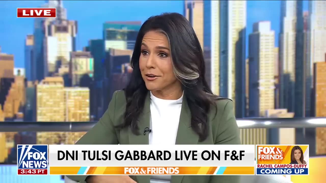 DNI Tulsi Gabbard reveals possible motivation behind intel leaks