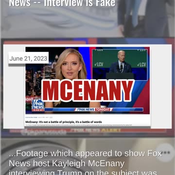 Fact Check: Trump Did NOT Discuss Fictional 'Tesla Medbeds' on Fox News -- Interview is Fake