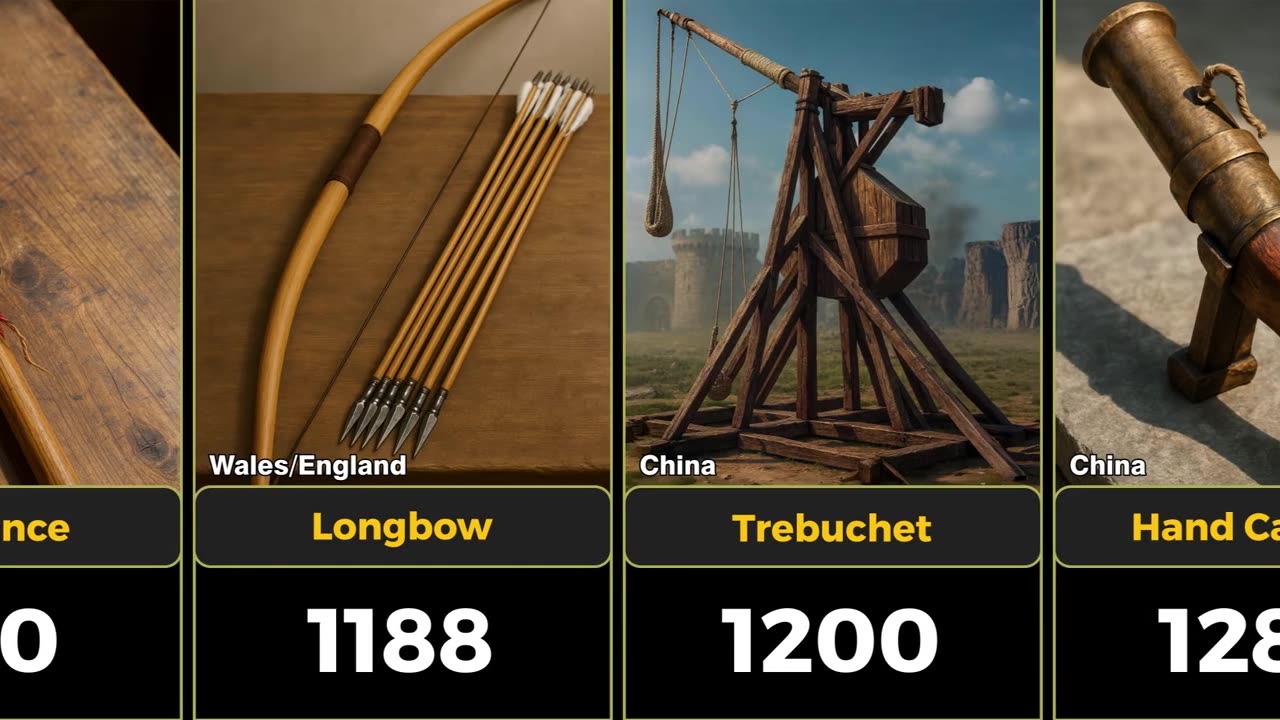 Weapons Evolution Timeline | Most Important Weapons in History