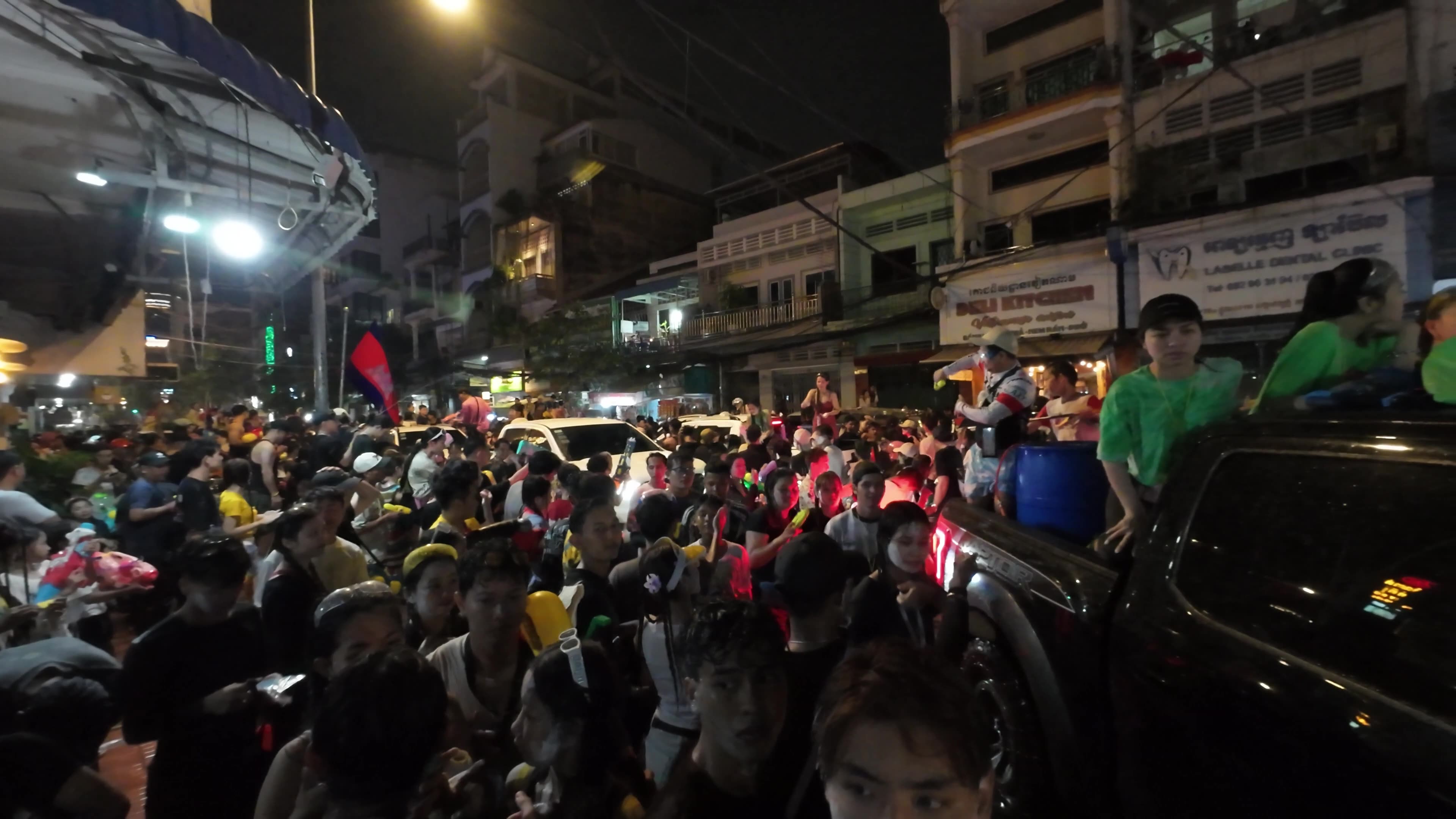 Streets of Phnom Penh during ចូលឆ្នាំខ្មែរ Cambodian New Years 2025 Part 7 4K60fps