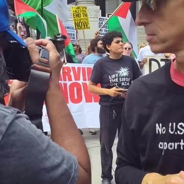 "ALL EYES ON GAZA" Emergency protest in New York City.