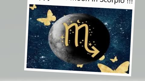 New Moon In Scorpio