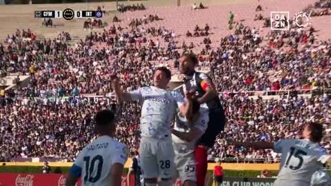 Monterrey deployed the rare double wall against Inter