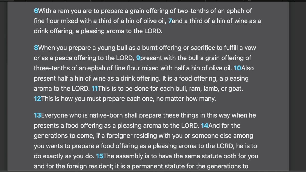 Numbers 15:37-41