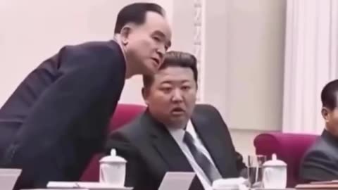 Kim Jong-un notices a member sleeping during the assembly