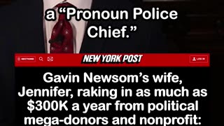 Gavin Newsom’s Wife Rakes nearly $300K/year from Political Mega-Donors & Nonprofit