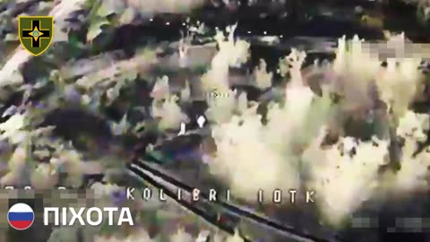 Aggressive Drone Strikes on Russians Trying to Slip Behind Ukrainian Lines