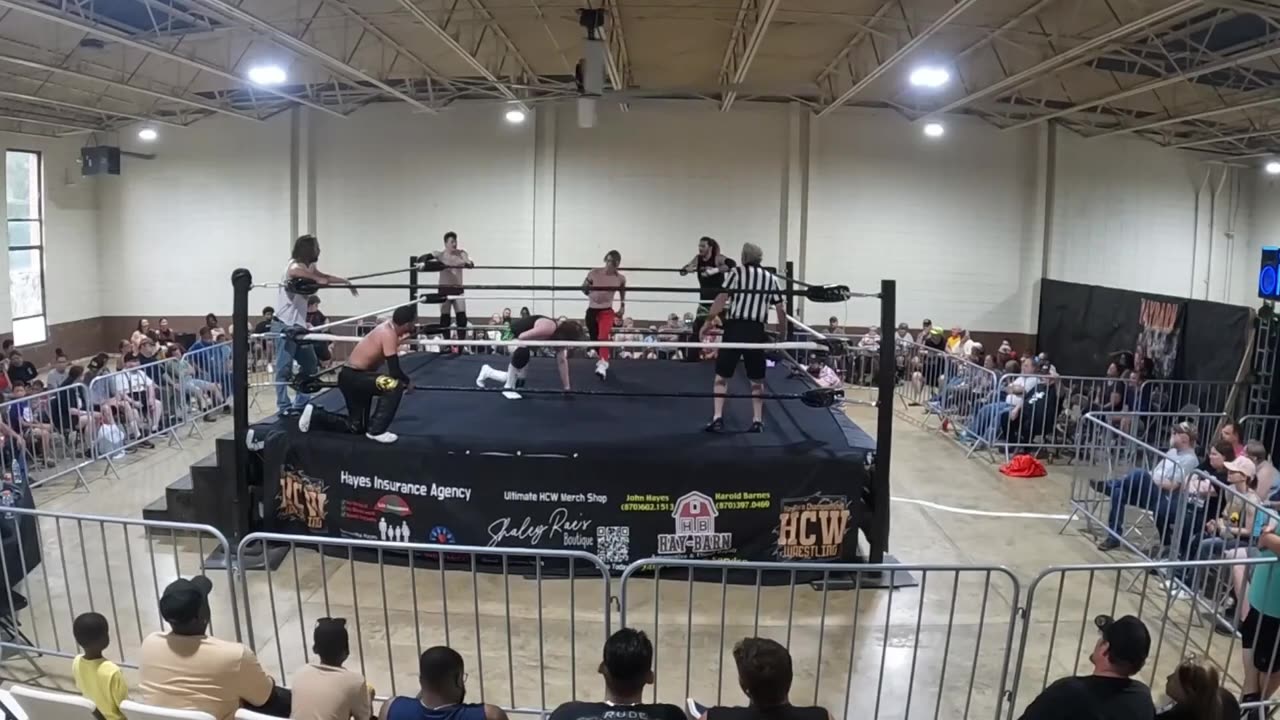 HCW Tag Team Title Match_ Establishment vs Mafia vs HeartBreakers(c) FULL MATCH HCW Thunderstorm