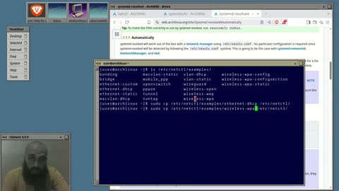 Netctl setup on arch linux