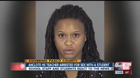 Black teacher arrested, accused of sex with student