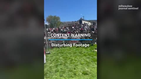 People scatter at Utah Valley University after Turning Point USA founder shot