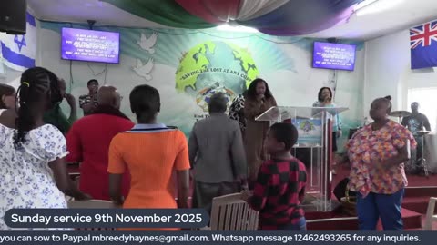 Sunday service 9th November 2025