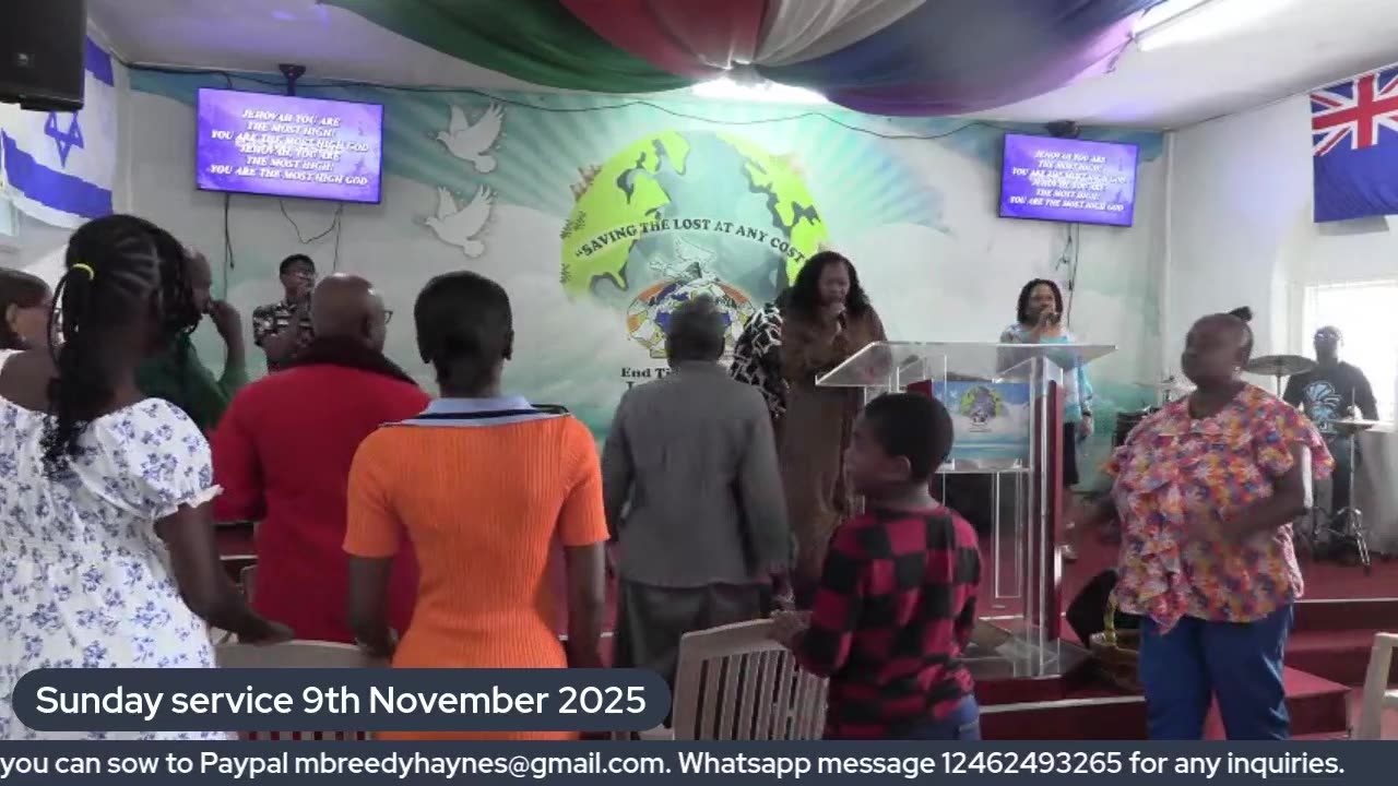 Sunday service 9th November 2025