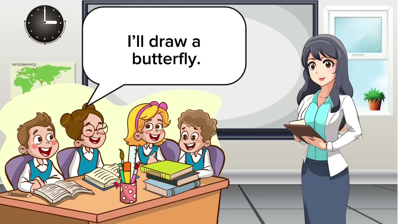 Learn English in the Classroom | English for Children | #classroomlanguage | #kidslearning