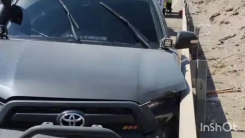 Volcamiento en ruta 28 de Antofagasta