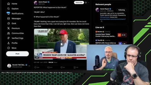 Trump vs Elon vs social influencer : " I'm FAKER than you are..."