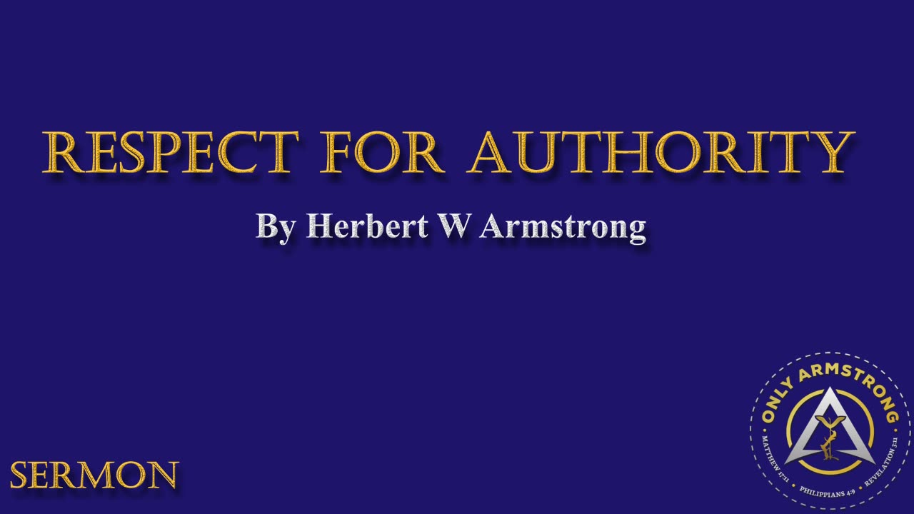 Respect for Authority