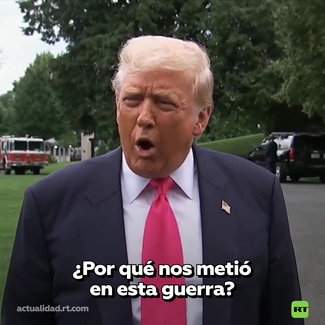 Trump: Biden nos metió en esta guerra porque es un incompetente