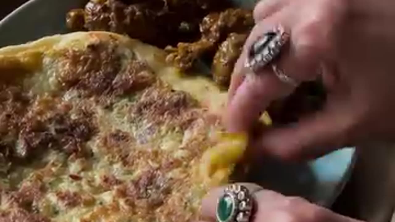 Egg Paratha with Mutton Kosha | Bold, Spicy & Irresistibly Desi!
