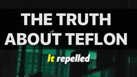 🔥⚠️🔥The truth about Teflon.. we all know it, but now it’s in a movie articulated better than ever...