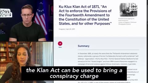 Trump DOJ to bring charges under the KU KLUX KLAN Act or the FACE ACT on Don Lemon