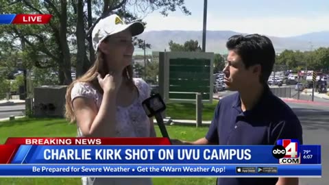 Charlie Kirk fatal shooting witnesses return to UVU campus to pay respects