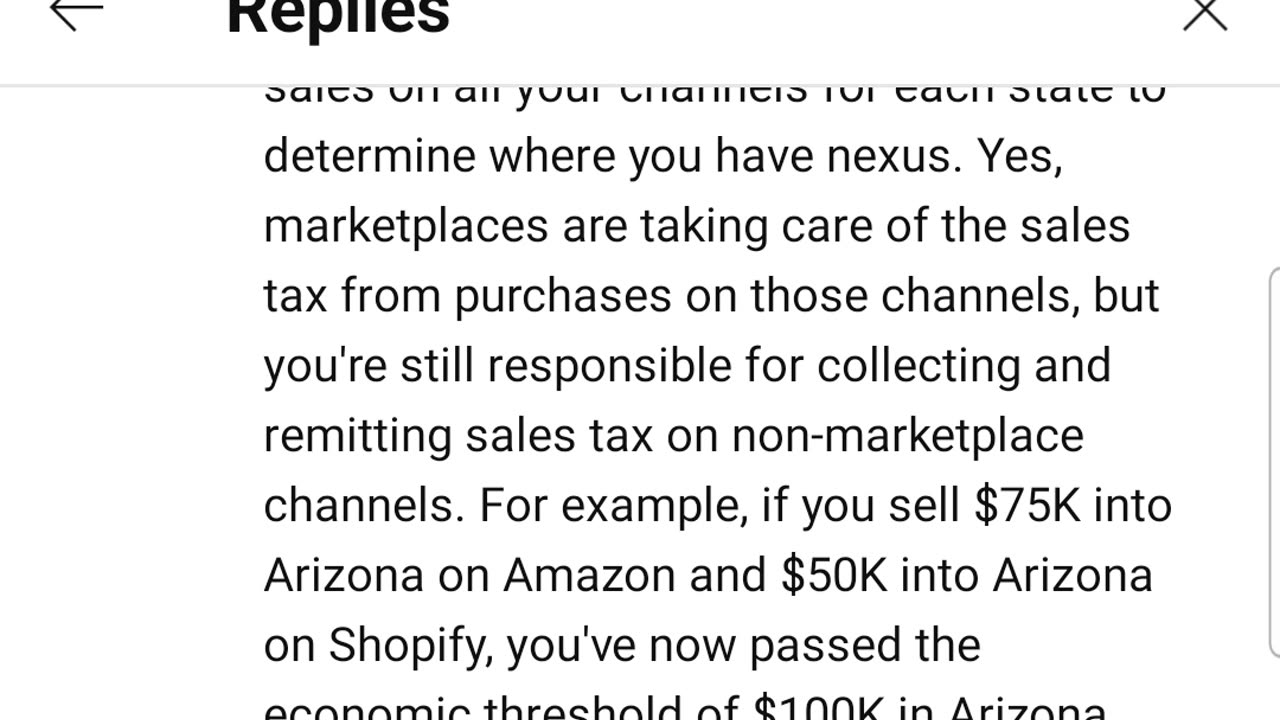 Sales Taxes