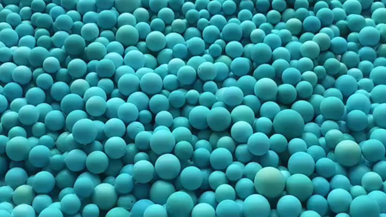 250606-9 Turquoise Beads: Starry Rivers Flowing in Stone