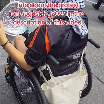 "EMERGENCY ACTION FOR GAZA" today in New York City.